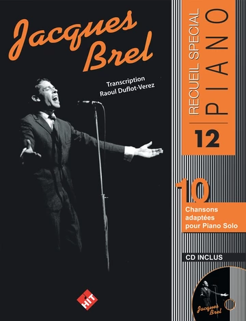 Spécial piano n°12. Jacques Brel Visuel